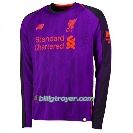 Billige Fotballdrakter Liverpool Bortedraktsett 2018/19 Langermet